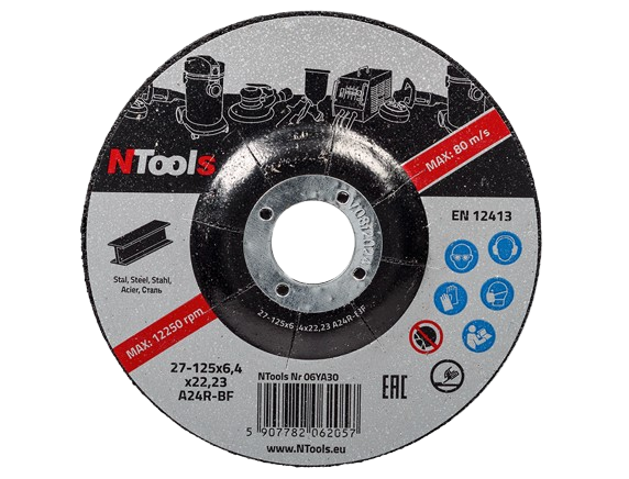 Disque a meuler 115 x 6,4 x 22,23