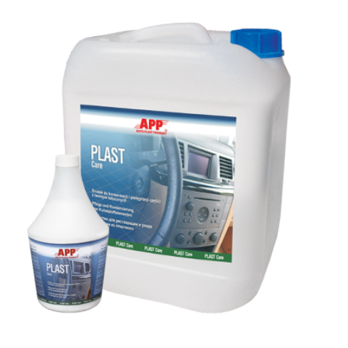 Produit en silicone pour le soins et entretien des matières plastiques ( à l'intérieur de la voiture)1L