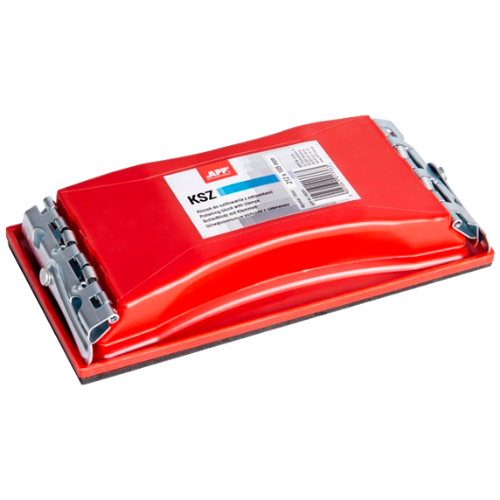 Cale a poncer rouge avec pince 165mmx87mm