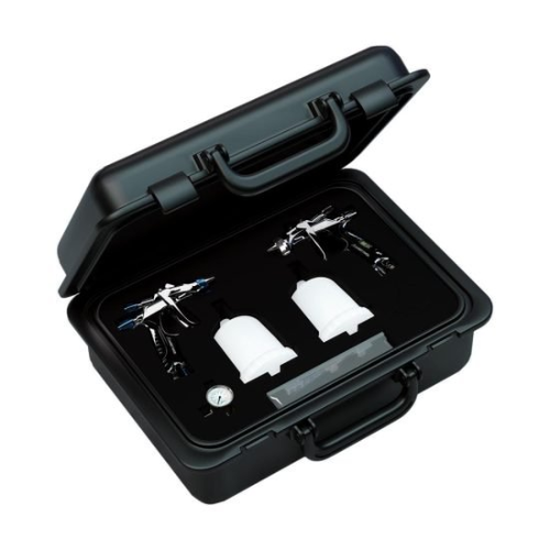 Mallette pistolet IWATA Série 2 KIT LS4000-13ETS et WS400 SR2 14HD + 2 manomètres