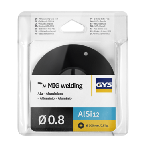 Fil plein acier G3Si1 / ER70S-6 Ø 0,8 - Bobine S200  5 kg GYS