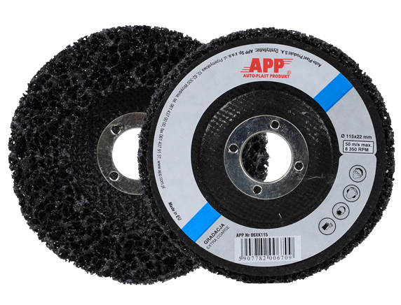 Disque abrasif pour meuleuse d'angle noir