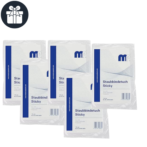 5 tampons d'essuyage